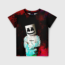 Футболка детская Marshmello, цвет: 3D-принт