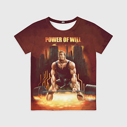 Футболка детская Power of will, цвет: 3D-принт