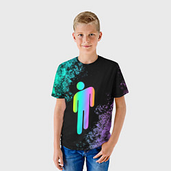 Футболка детская BILLIE EILISH, цвет: 3D-принт — фото 2