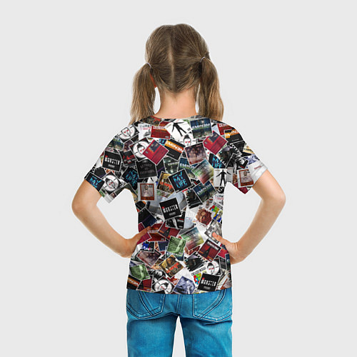 Детская футболка Дискография EMINEM / 3D-принт – фото 6