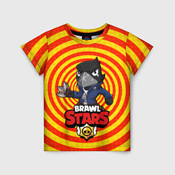 Футболка детская Brawl Stars CROW, цвет: 3D-принт