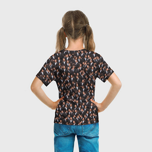 Детская футболка Растерянный Траволта / 3D-принт – фото 6