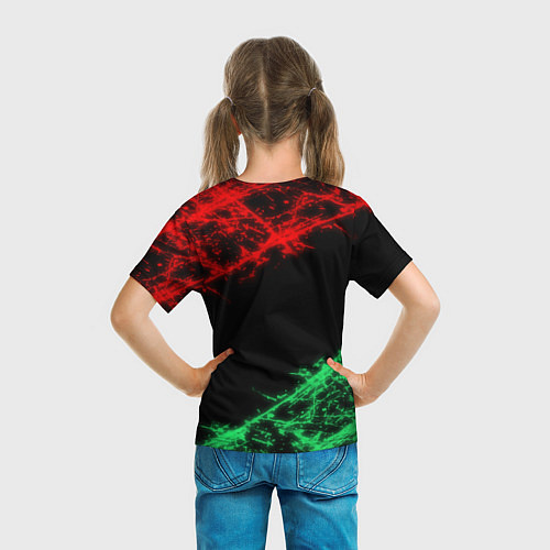 Детская футболка Assassin’s Creed: Red & Green / 3D-принт – фото 6