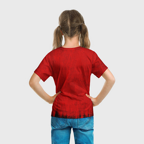 Детская футболка THREE DAYS GRACE RED / 3D-принт – фото 6