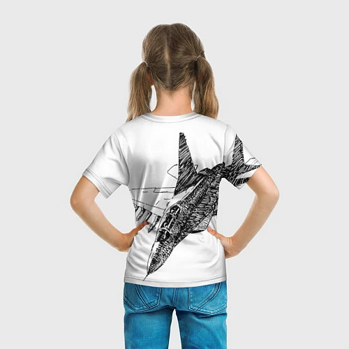 Детская футболка ВВС России / 3D-принт – фото 6