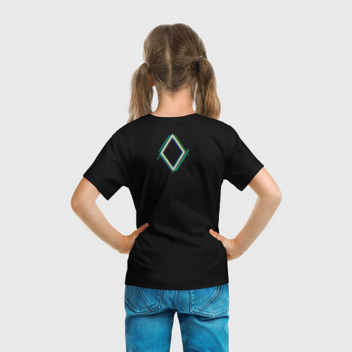 Детская футболка Magic is science - Пифагор / 3D-принт – фото 6