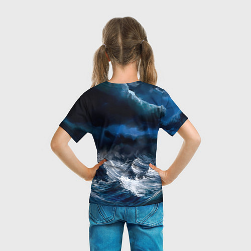 Детская футболка Военно-морской флот / 3D-принт – фото 6