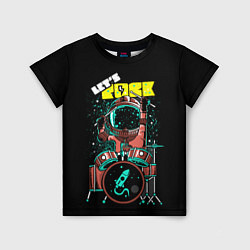 Футболка детская Lets Rock, цвет: 3D-принт