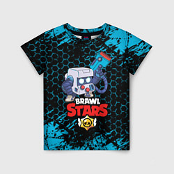 Футболка детская BRAWL STARS 8-BIT, цвет: 3D-принт