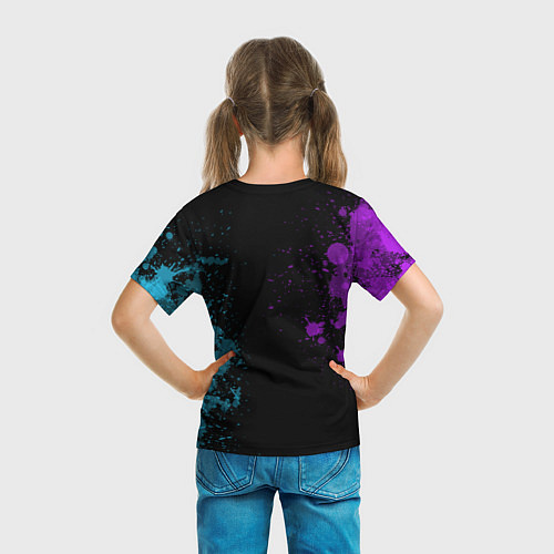 Детская футболка Brawl Stars LEON / 3D-принт – фото 6