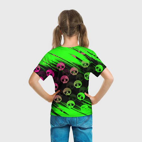 Детская футболка BRAWL STARS VIRUS 8-BIT / 3D-принт – фото 6