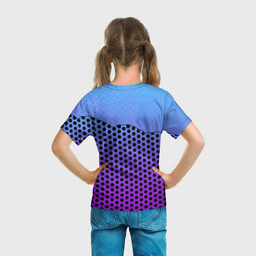 Детская футболка Roblox Gradient Pattern / 3D-принт – фото 6