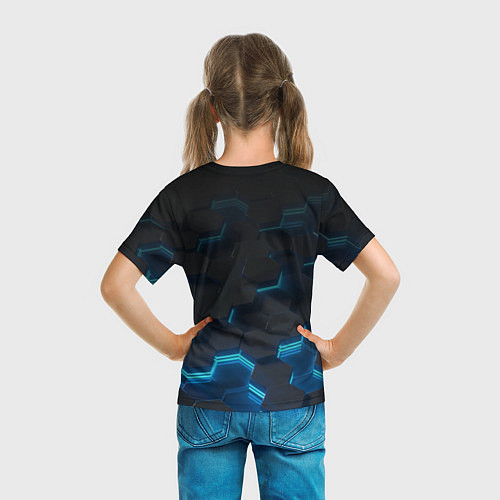 Детская футболка Roblox Neon Hex / 3D-принт – фото 6