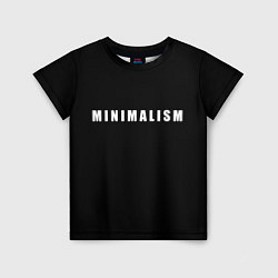 Футболка детская Minimalism, цвет: 3D-принт