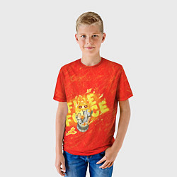 Футболка детская Fire Force, цвет: 3D-принт — фото 2