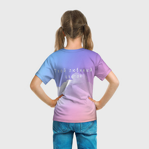 Детская футболка Тима Белорусских: Незабудка / 3D-принт – фото 6