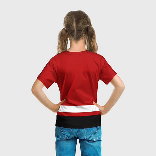 Детская футболка Каролина Харрикейнз / 3D-принт – фото 6