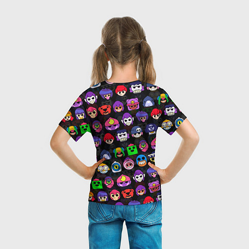 Детская футболка BRAWL STARS 8-BIT / 3D-принт – фото 6