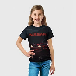 Футболка детская NISSAN, цвет: 3D-принт — фото 2
