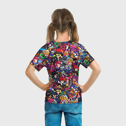 Детская футболка BRAWL STARS: LEON / 3D-принт – фото 6