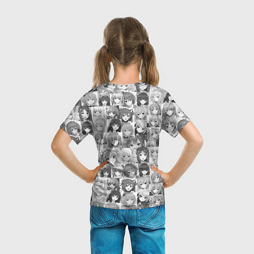 Детская футболка Аниме девушки / 3D-принт – фото 6