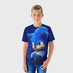 Футболка детская SONIC, цвет: 3D-принт — фото 2