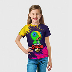 Футболка детская BRAWL STARS LEON, цвет: 3D-принт — фото 2
