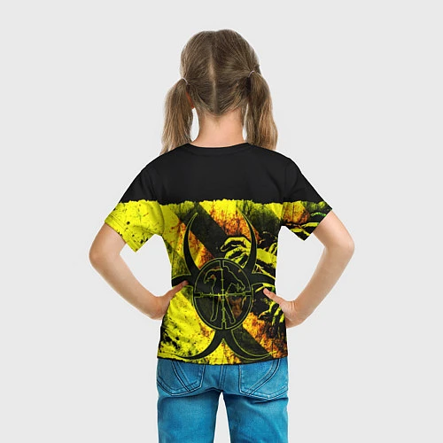 Детская футболка BIOHAZARD / 3D-принт – фото 6