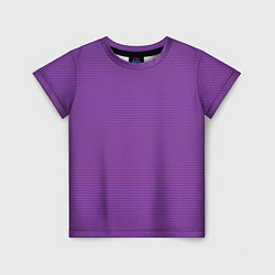 Футболка детская Фиолетовая волна, цвет: 3D-принт