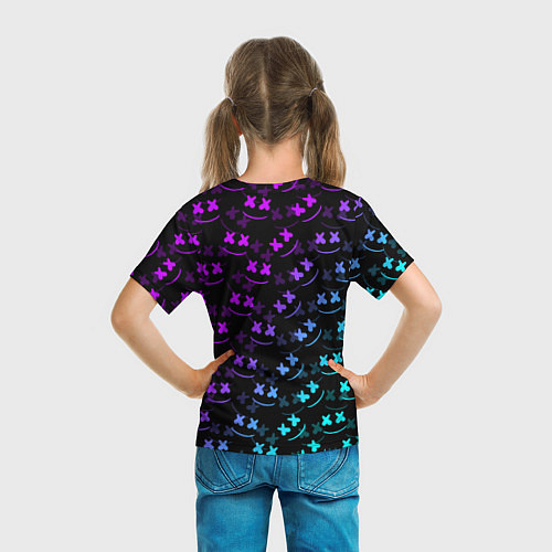 Детская футболка FORTNITE X MARSHMELLO / 3D-принт – фото 6