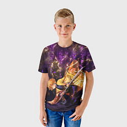 Футболка детская KIMETSU NO YAIBA, цвет: 3D-принт — фото 2