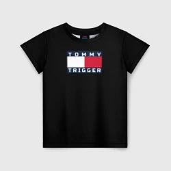 Футболка детская Tommy Hilfiger, tommy trigger, цвет: 3D-принт