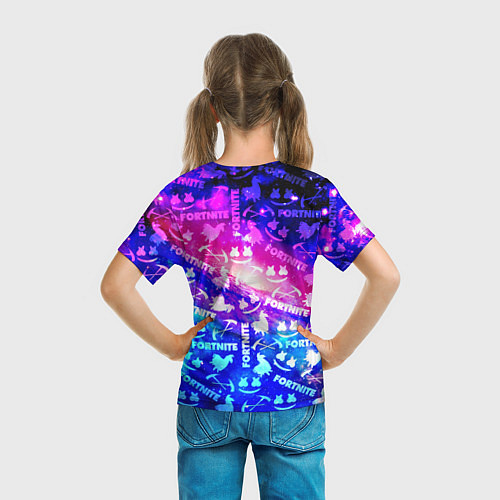 Детская футболка FORTNITE&MARSMELLO COSMO / 3D-принт – фото 6