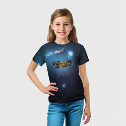 Футболка детская Spaceship, цвет: 3D-принт — фото 2