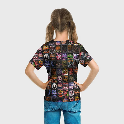 Детская футболка Five Nights At Freddy's / 3D-принт – фото 6