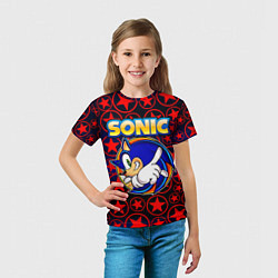 Футболка детская Sonic, цвет: 3D-принт — фото 2