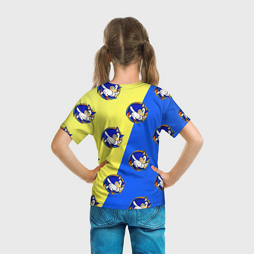 Детская футболка Sonic - Соник / 3D-принт – фото 6