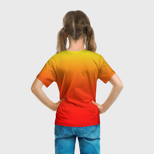 Детская футболка Оранж / 3D-принт – фото 6