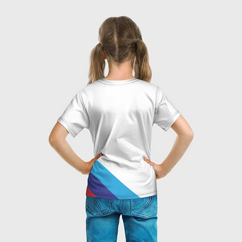 Детская футболка BMW NEW LOGO / 3D-принт – фото 6