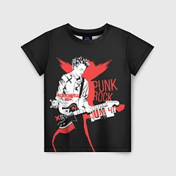 Футболка детская Punk-rock, цвет: 3D-принт