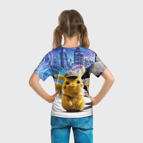 Детская футболка Детектив Пикачу / 3D-принт – фото 6