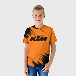Футболка детская KTM, цвет: 3D-принт — фото 2