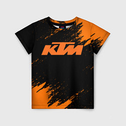 Футболка детская KTM, цвет: 3D-принт