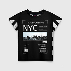 Футболка детская Off-White: NYC, цвет: 3D-принт