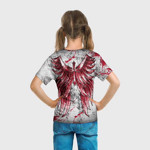 Детская футболка Tony Ferguson крылья на спине / 3D-принт – фото 6