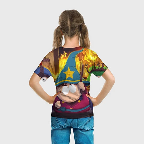 Детская футболка ЮЖНЫЙ ПАРК / 3D-принт – фото 6