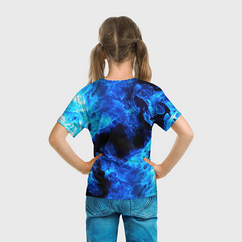 Детская футболка BRAWL STARS LEON SHARK / 3D-принт – фото 6