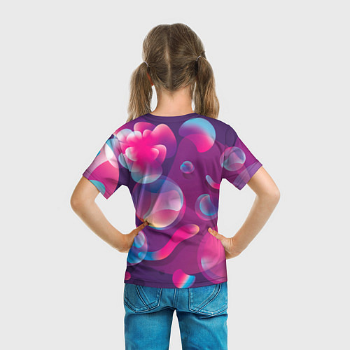 Детская футболка Glitch Психоделика / 3D-принт – фото 6