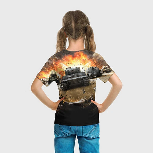 Детская футболка ТАНКИ / 3D-принт – фото 6