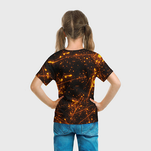 Детская футболка FLAME / 3D-принт – фото 6